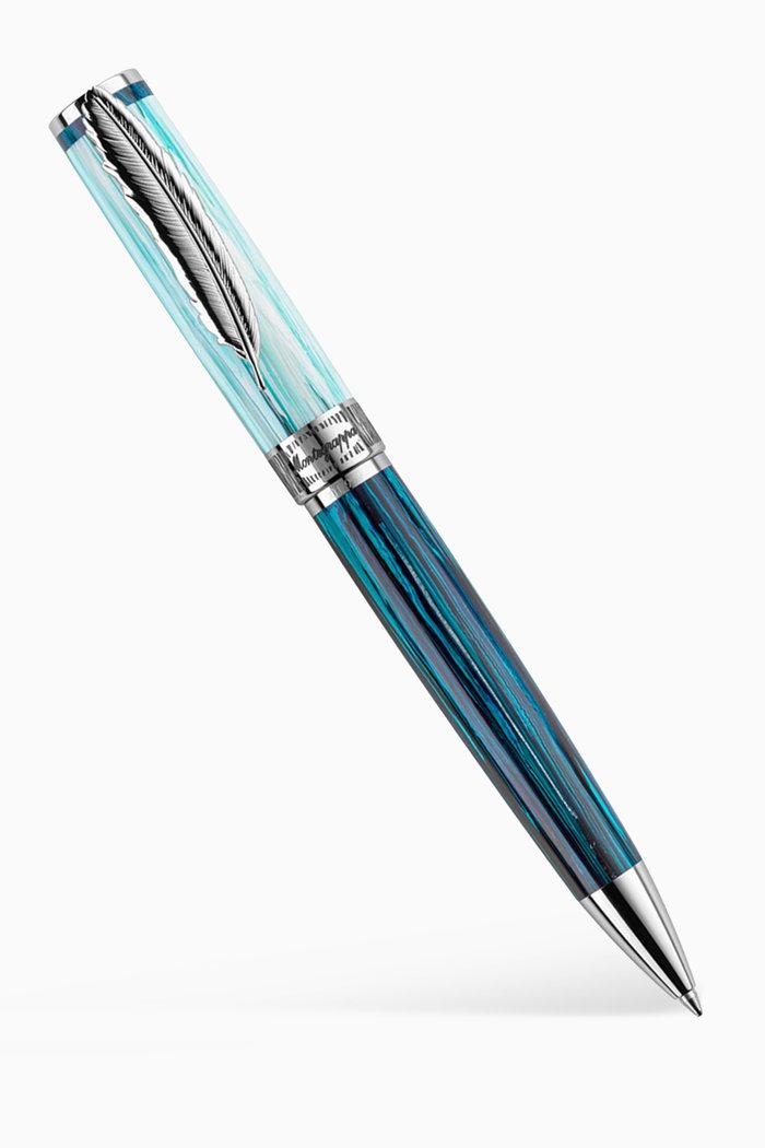 

Wild Arctic Ballpoint Pen in Resin, Blue