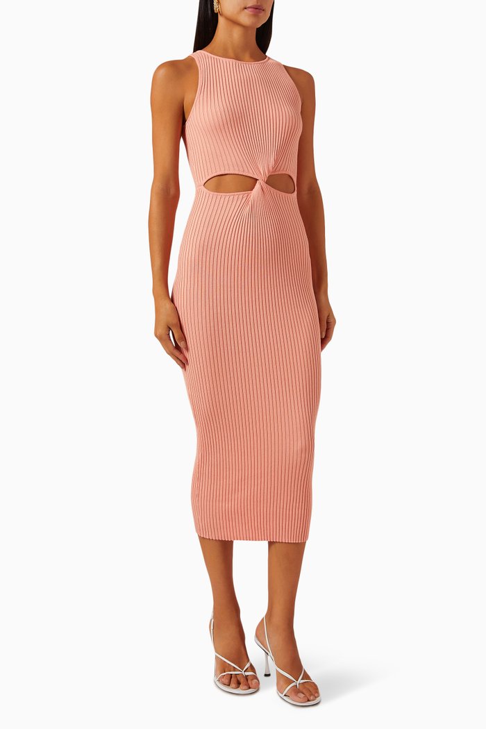 

Vilma Cut-out Dress, Orange