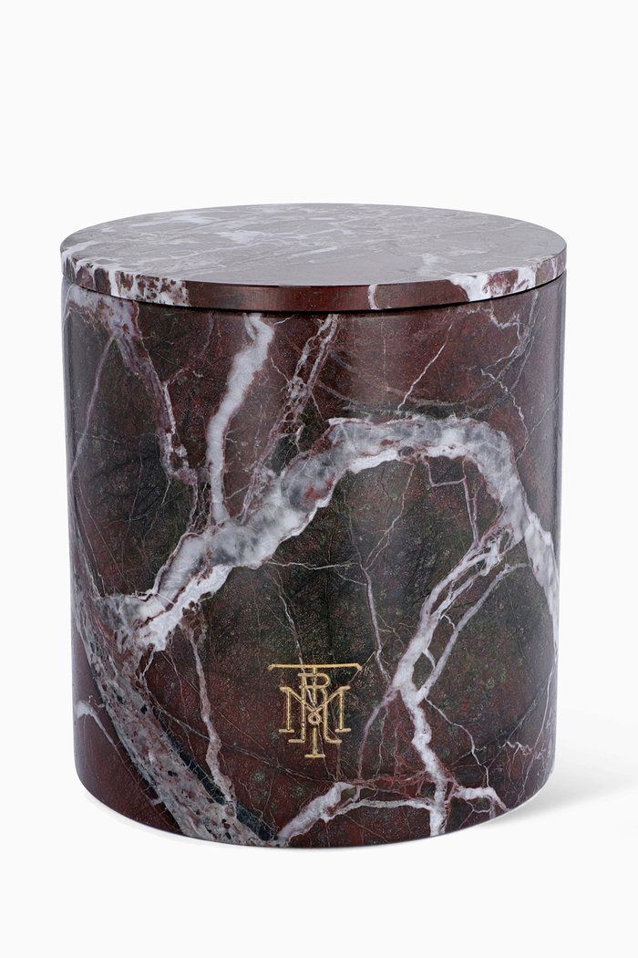 

Montroi Rosso Candle Holder in Marble, Multicolour