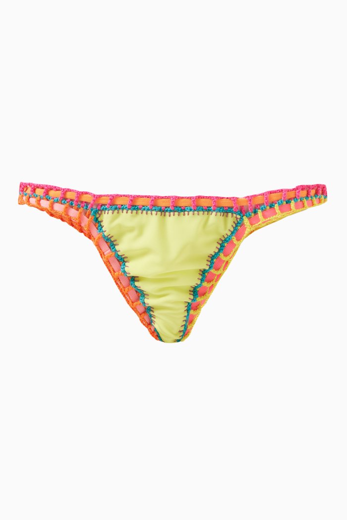 

Crochet Bikini Bottom, Yellow