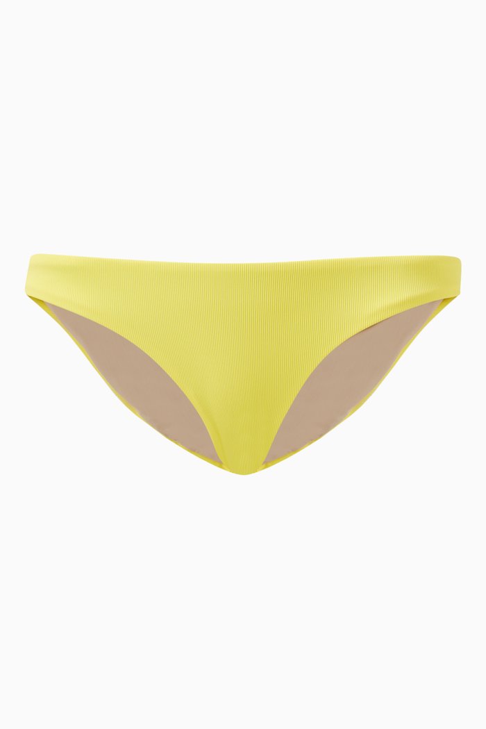 

Ruched Bikini Bottom, Yellow