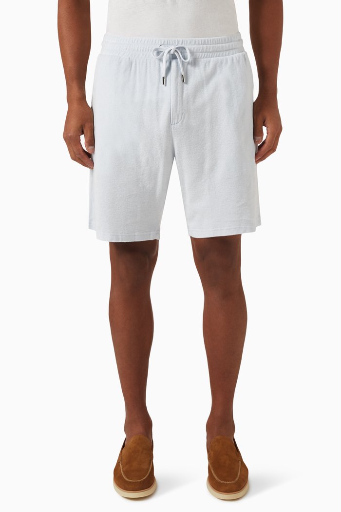 

Augusto Shorts in Cotton-blend Terry, Grey