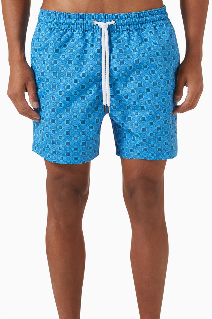 

Sport Angra Deco Swim Shorts in Eco Luna, Blue