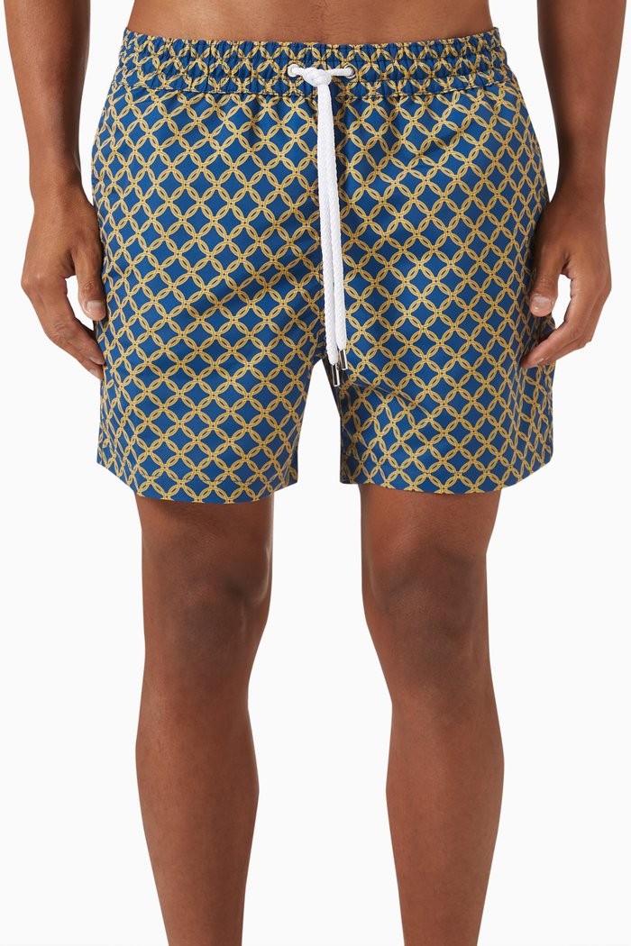 

Sport Treliça Swim Shorts in Eco Luna, Blue