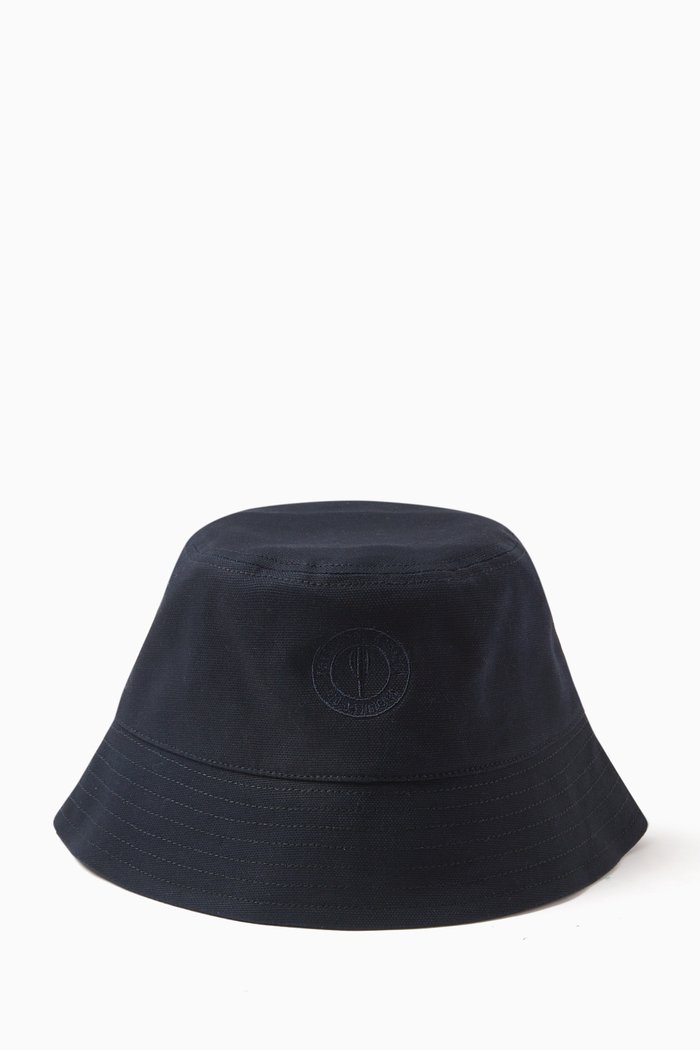 

Leandro Bucket Hat in Cotton-blend, Blue