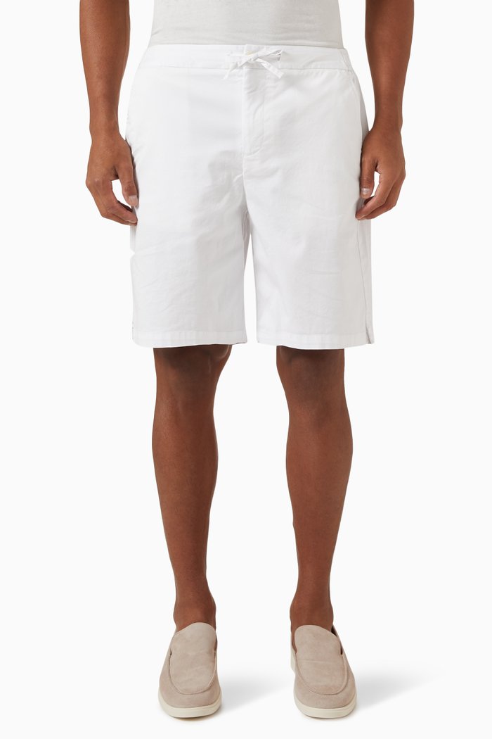

Sergio Shorts in Supima Cotton-blend, White