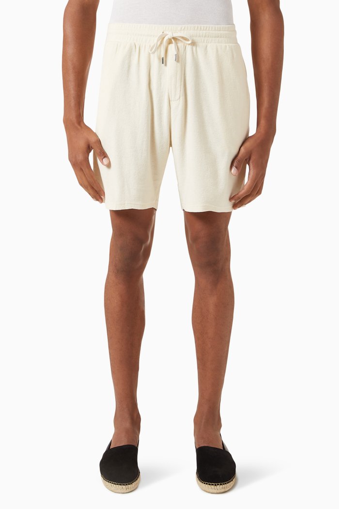 

Augusto Shorts in Cotton-blend Terry, Neutral