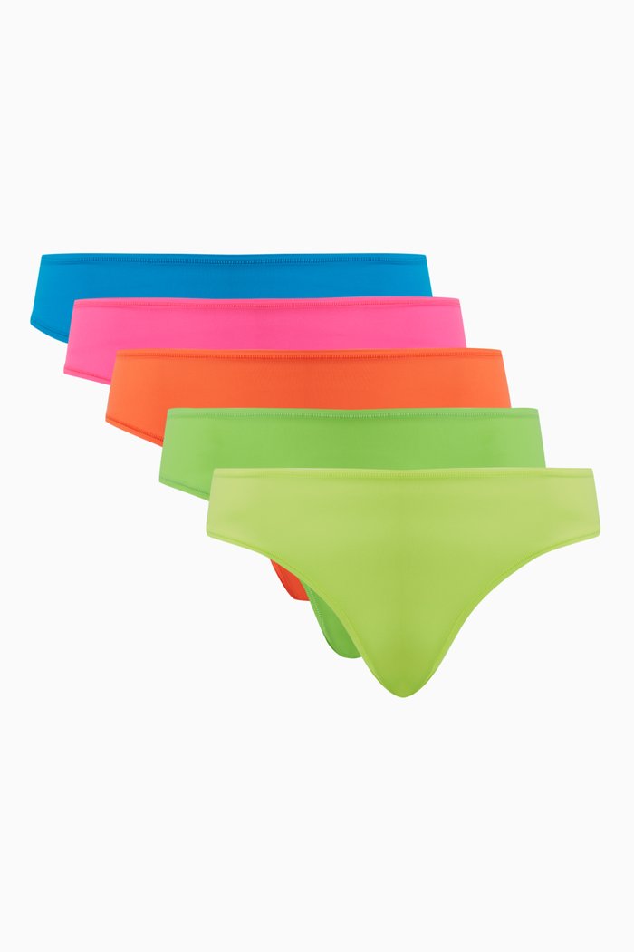 

Fits Everybody Thong Pack, Set of 5, Pink