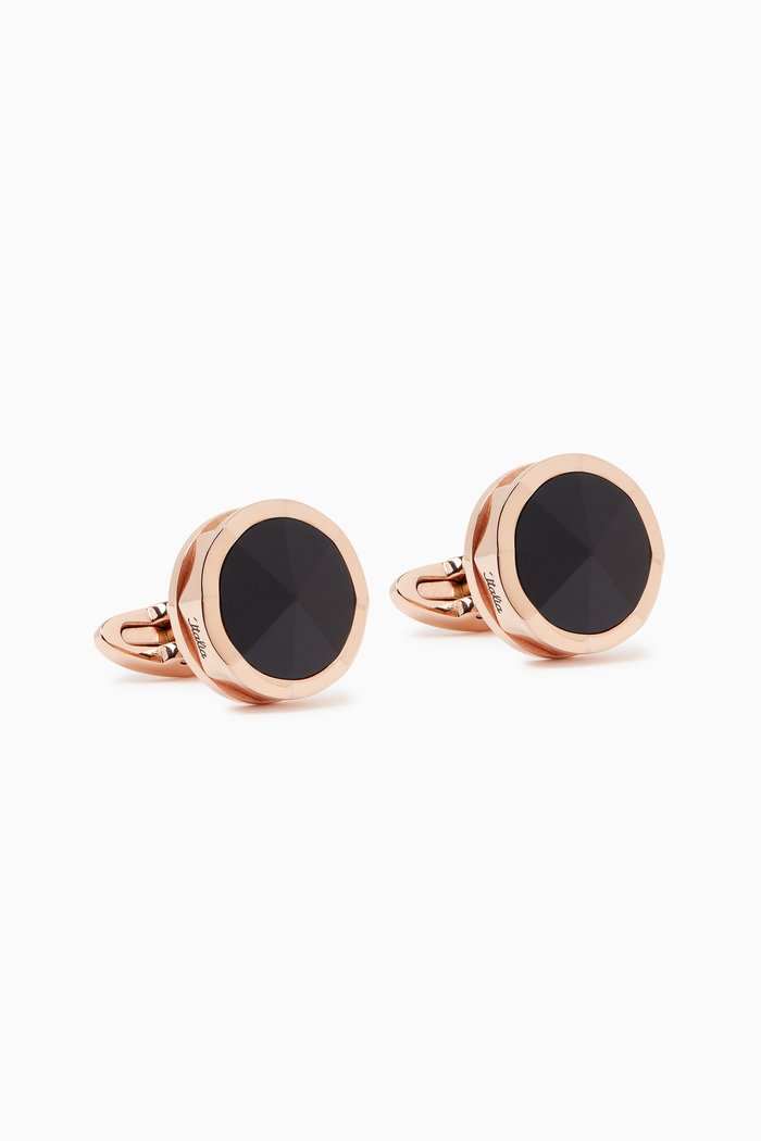 

Nero Uno Cufflinks in Stainless Steel, Rose gold