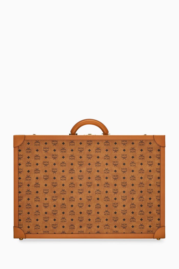 

Medium Suitcase in Visetos Monogram Canvas, Brown