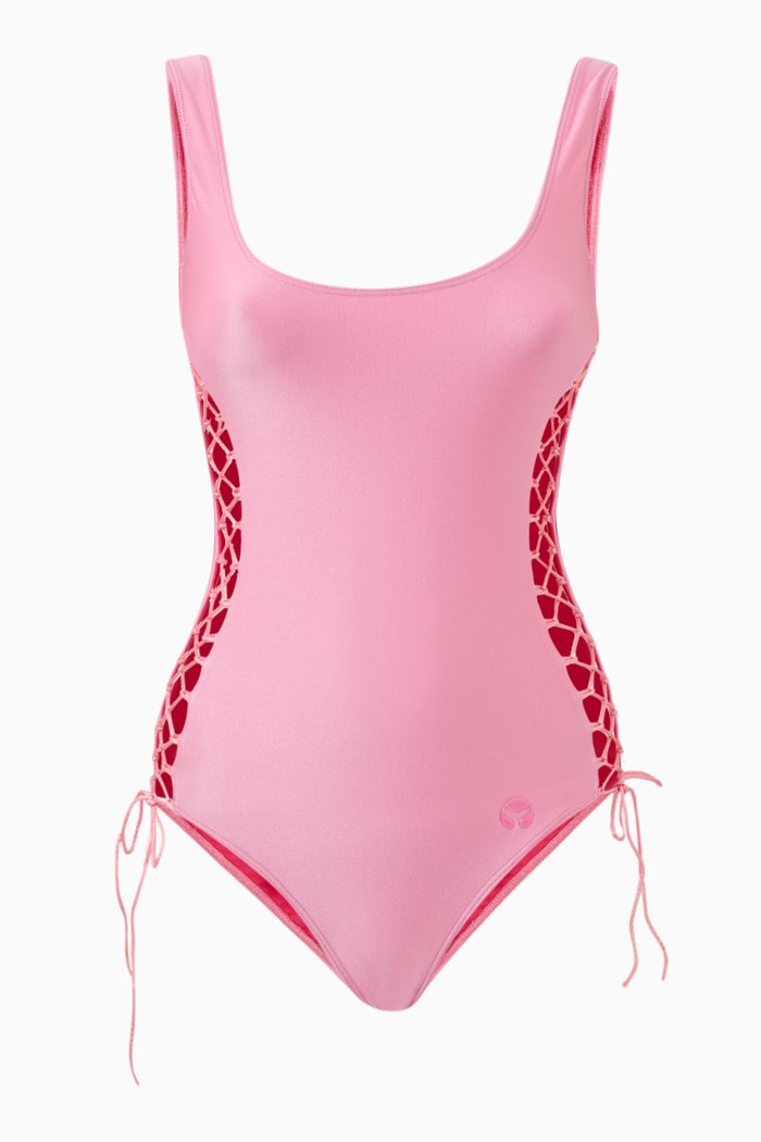 

Donatella One-piece Swimsuit in Nylon, Pink