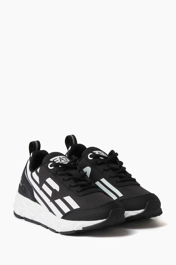 

EA7 Sneakers in Nylon, Black