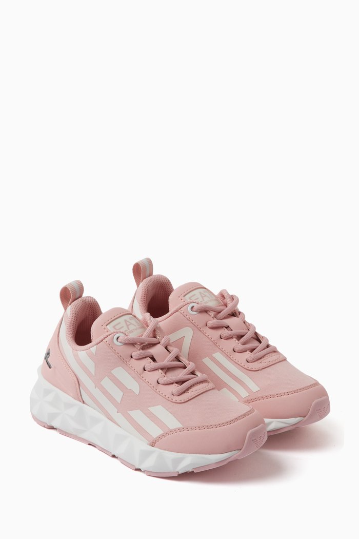 

EA7 Sneakers in Nylon, Pink