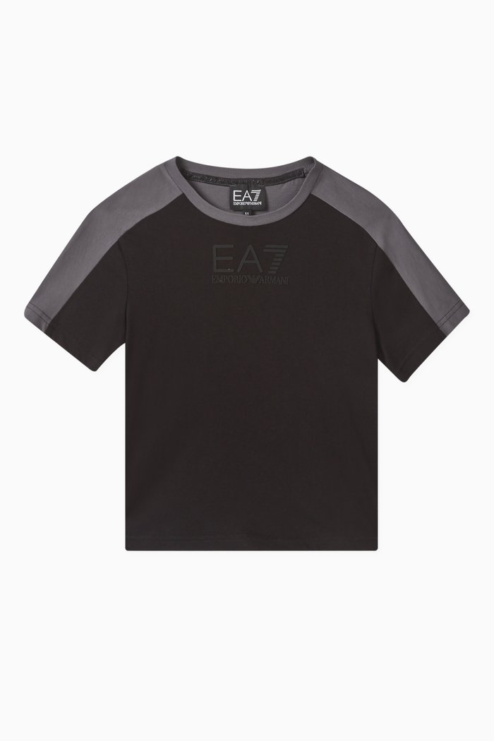 

Train Logo T-Shirt in Cotton, Black