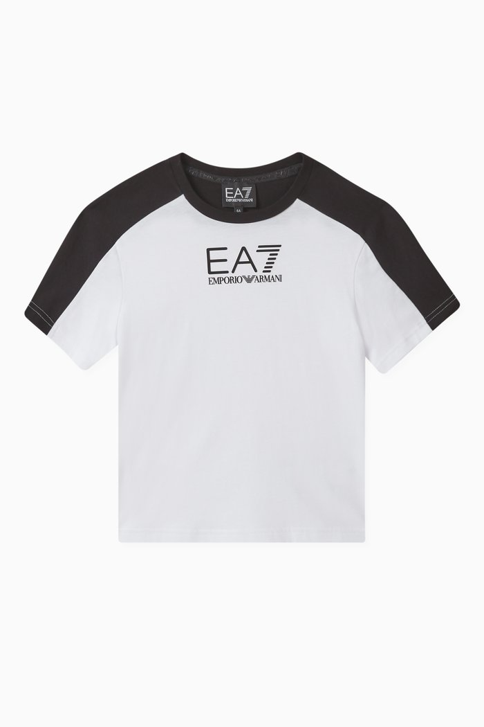 

Train Logo T-Shirt in Cotton, White