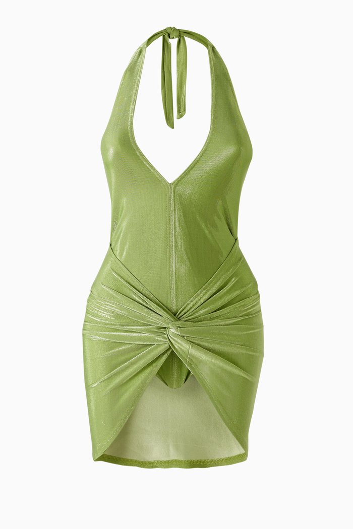 

Lennox One-piece Swimsuit in Viscose-blend, Green