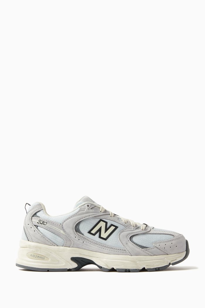 

530 Marathon Low-top Sneakers in Mixed Material, Neutral