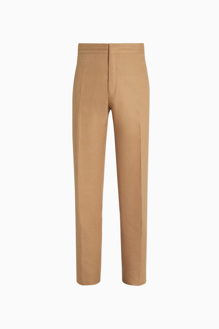 

Jogger Pants in Linen, Neutral