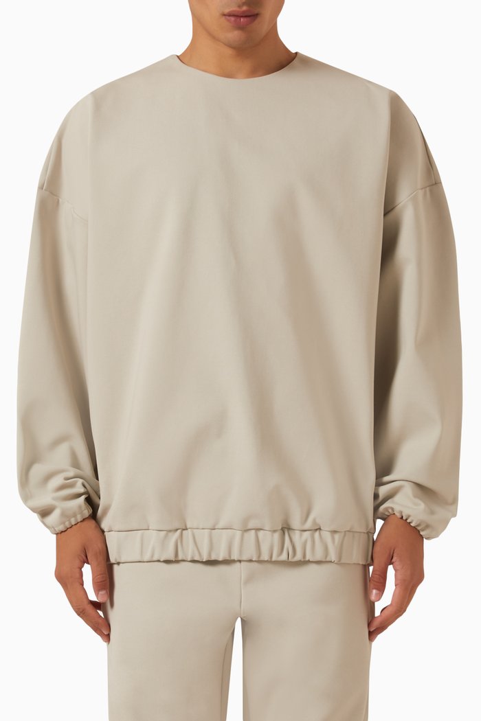 

Eternal Crewneck Sweatshirt in Viscose-tricot Knit, Grey