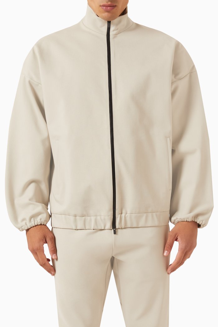 

Eternal Track Jacket in Viscose-tricot Knit, Grey