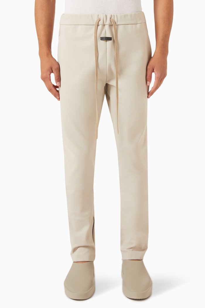 Eternal Slim Pants in Viscose-tricot Knit, Grey