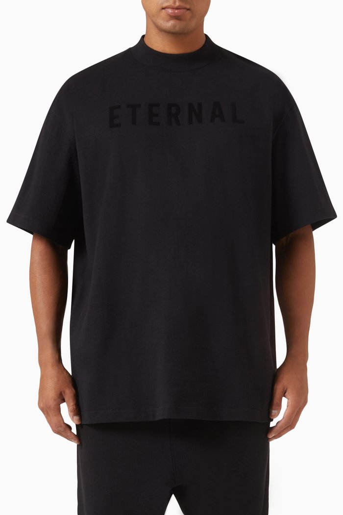 

Eternal T-shirt in Cotton, Black