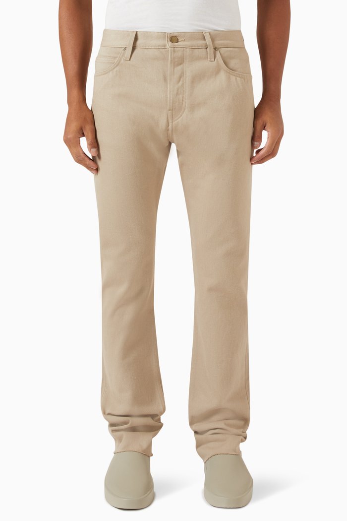 

Five-pocket Jeans in Denim, Neutral