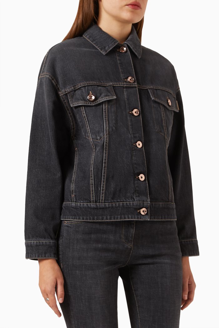 

Authentic Jacket in Denim, Black