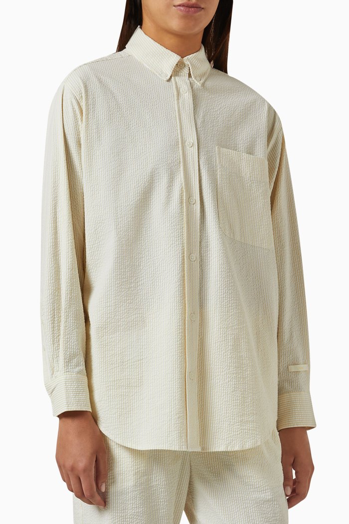 

Ora II Shirt in Seersucker, Neutral