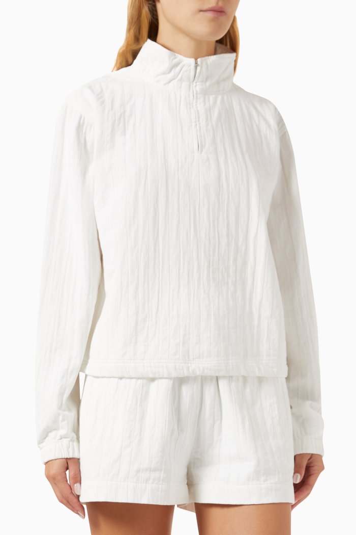 

Hunter Quarter-zip Top, Neutral