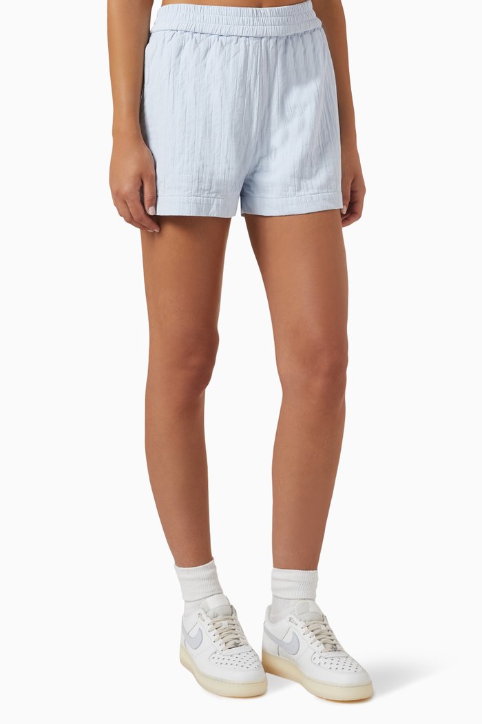

Erika Quilted Shorts, Blue