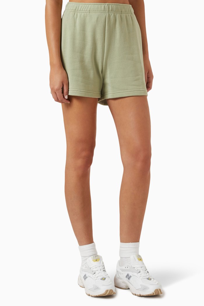 

Rayne Sweatshorts in Fleece, Green
