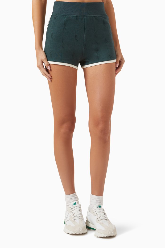 

Mica Logo Shorts in Pique-knit, Blue