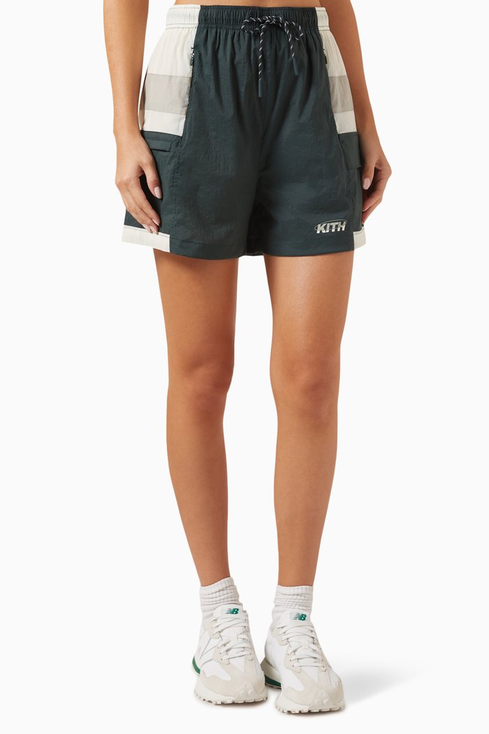 Amira Wind Shorts in Stretch-nylon, Blue