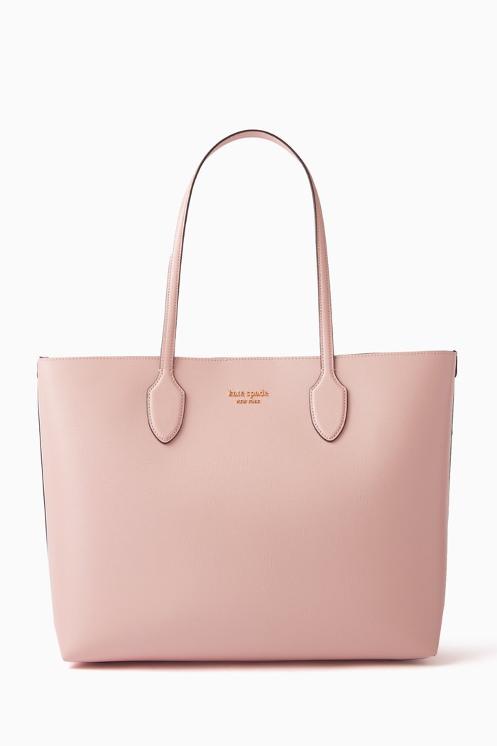 

Large Bleecker Tote Bag in Leather, Pink