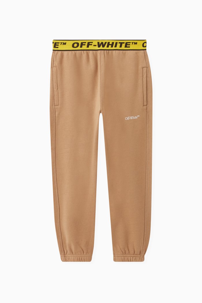 

Logo-tape Sweatpants in Cotton, Neutral