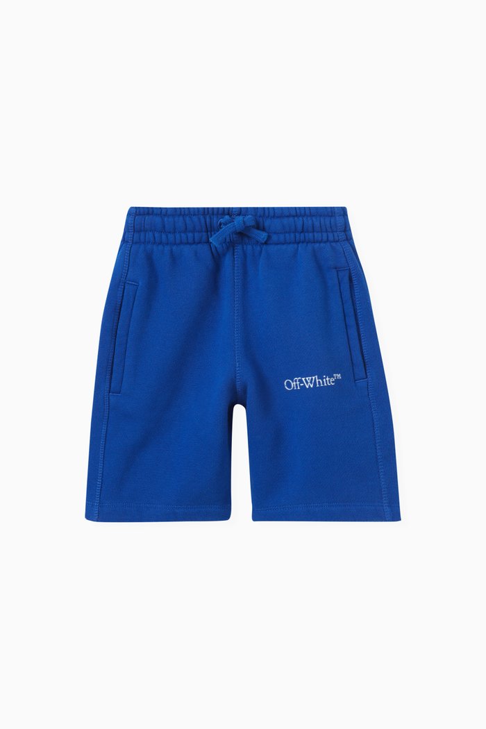 

Bookish Logo-print Sweatshorts in Cotton-jersey, Blue