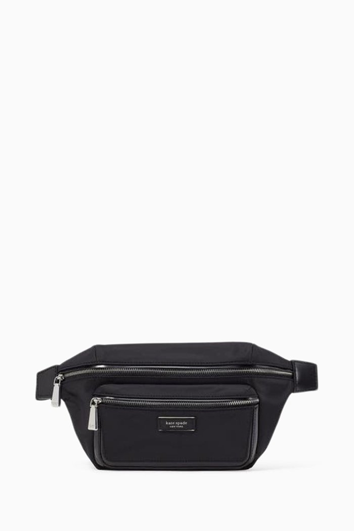 

Small Icon Belt Bag in Nylon, Black