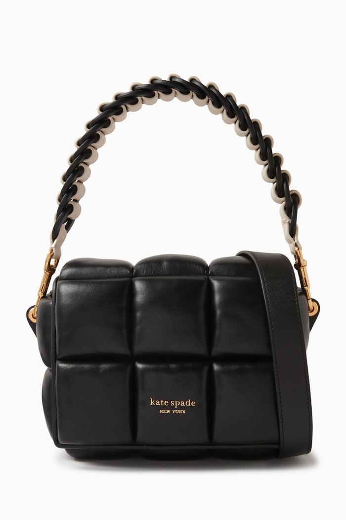 

Boxxy Crossbody Bag in Leather, Black