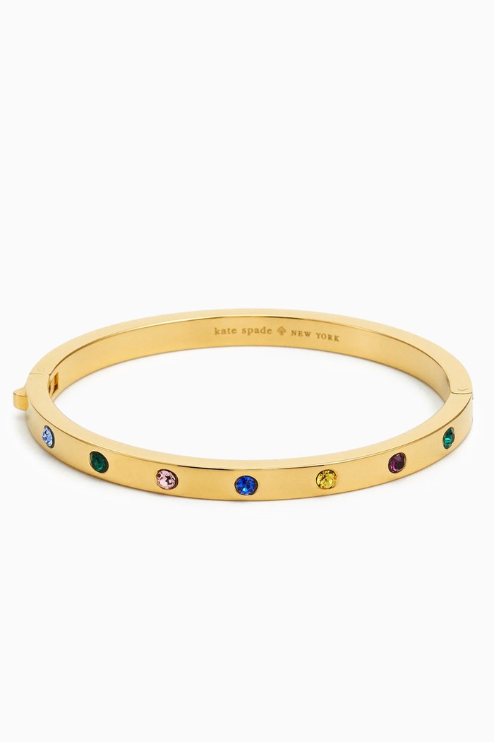 

Crystal Hinged Bracelet, Multicolour