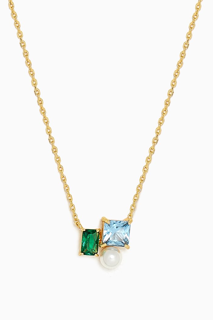 

Victoria Pendant Necklace, Blue