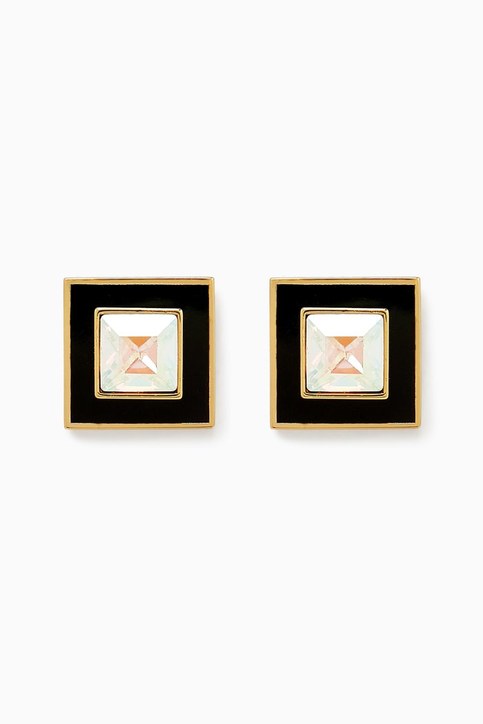 

Mod Square Studs, Black