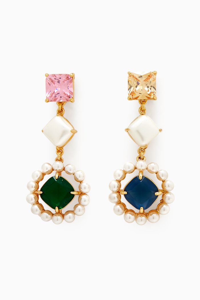 

Victoria Linear Earrings, Multicolour