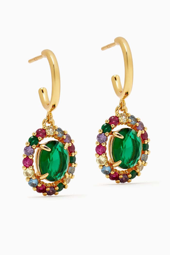 

Victoria Crystal Drop Earrings, Multicolour