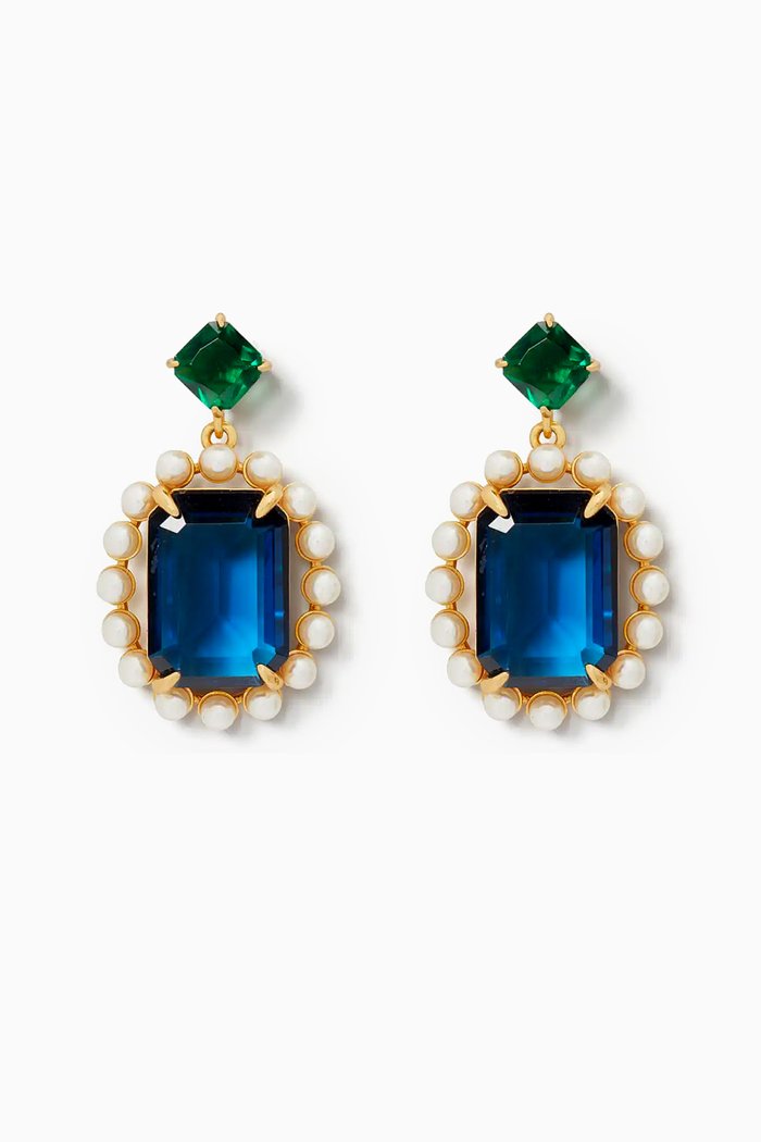 

Victoria Drop Earrings, Blue