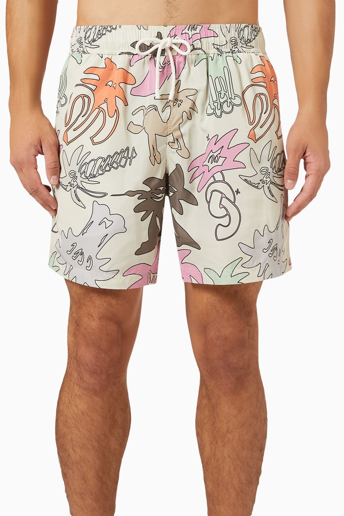 

Palmity Swim Shorts in Nylon, Neutral