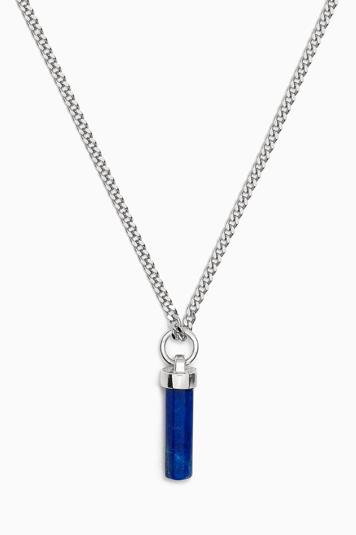 

Remi Lapis Necklace in Sterling Silver, Blue
