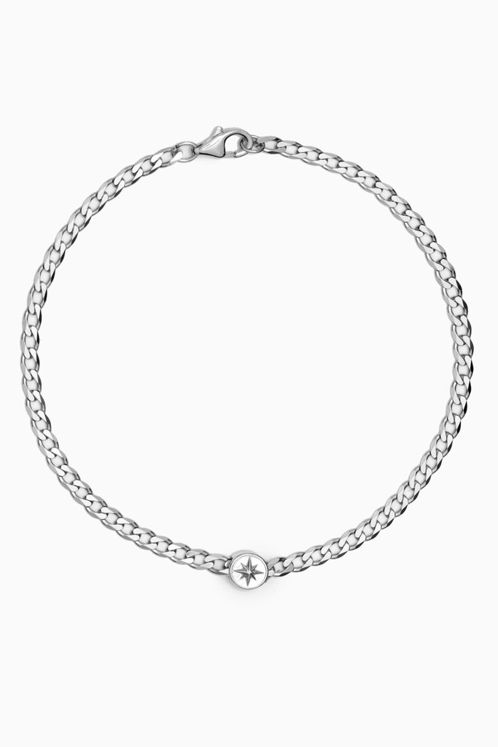 

North Star Chain Bracelet in Sterling Silver