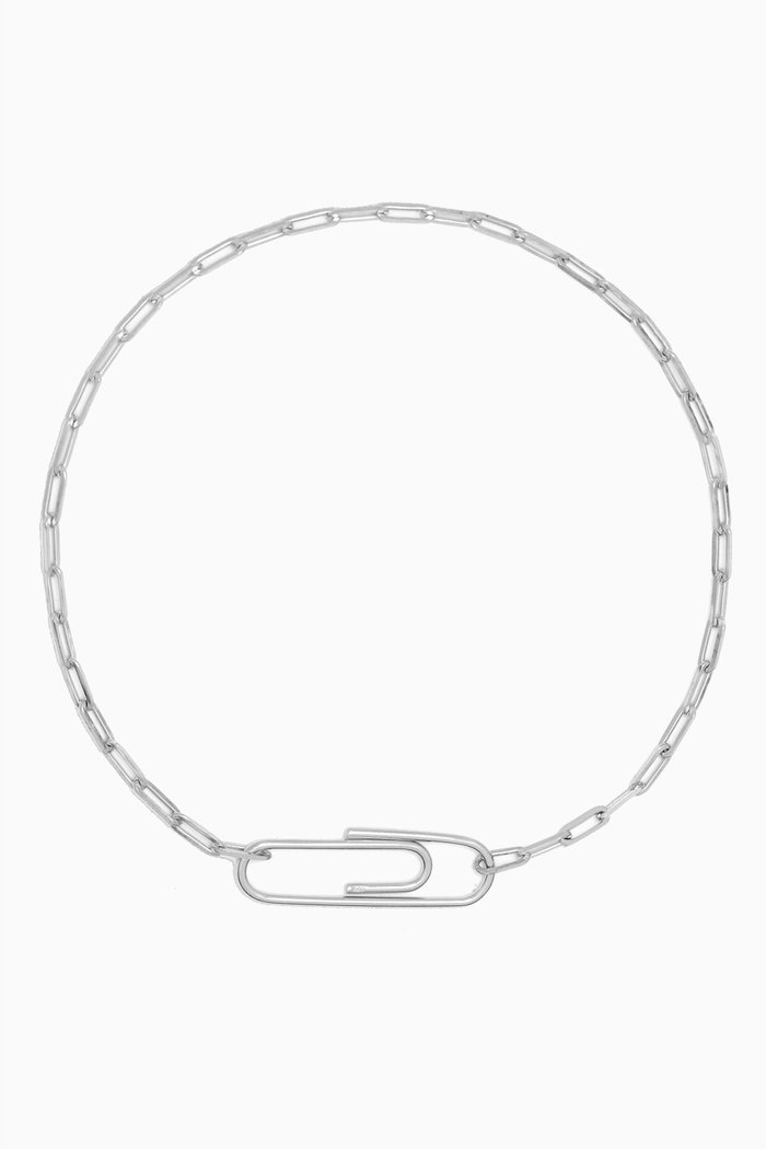 

Volt Link Paper Clip Bracelet in Sterling Silver