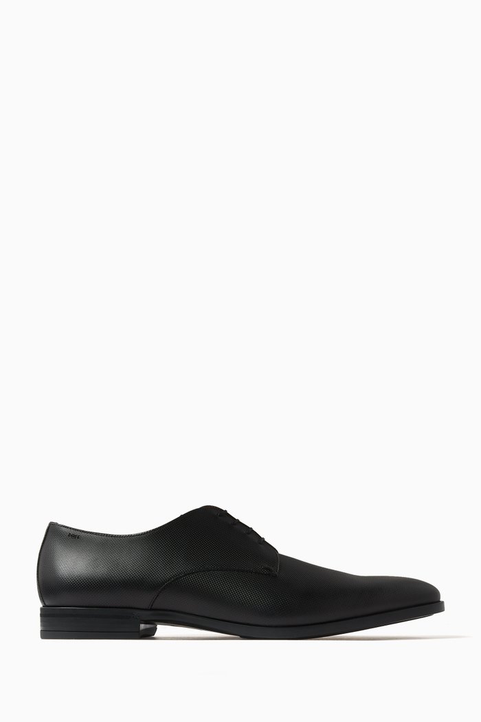 

Kensington Derby Shoes in Leather, Black